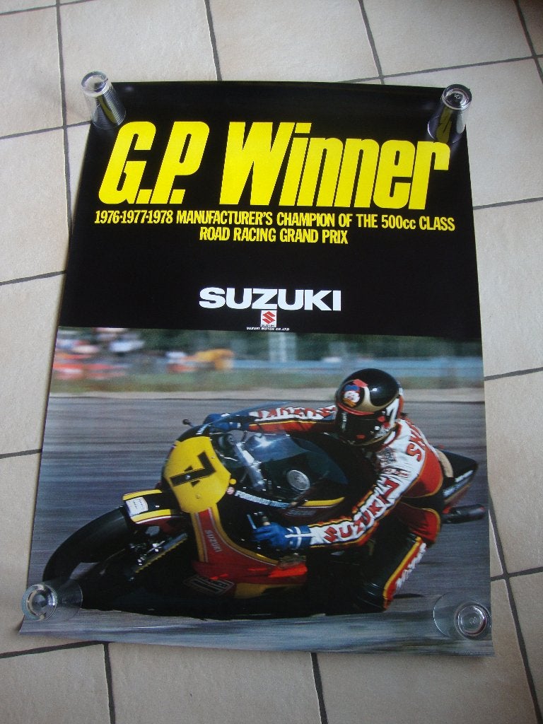 Barry Sheene Dealer Poster Original 1978, Verzamelen, Ophalen of Verzenden, Nieuw, Auto's