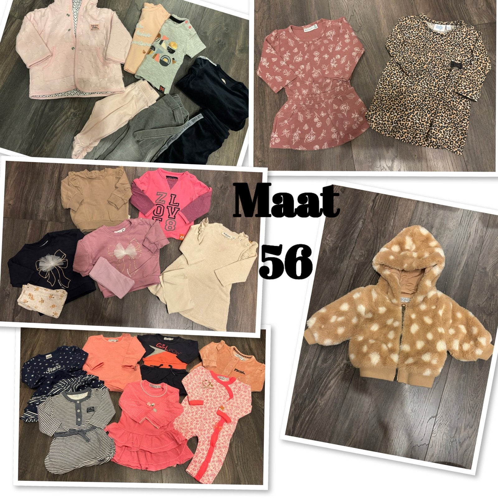 Meisjes kledingpakket maat 56 - Diverse merken, Kinderen en Baby's, Babykleding | Maat 56, Ophalen of Verzenden, Zo goed als nieuw
