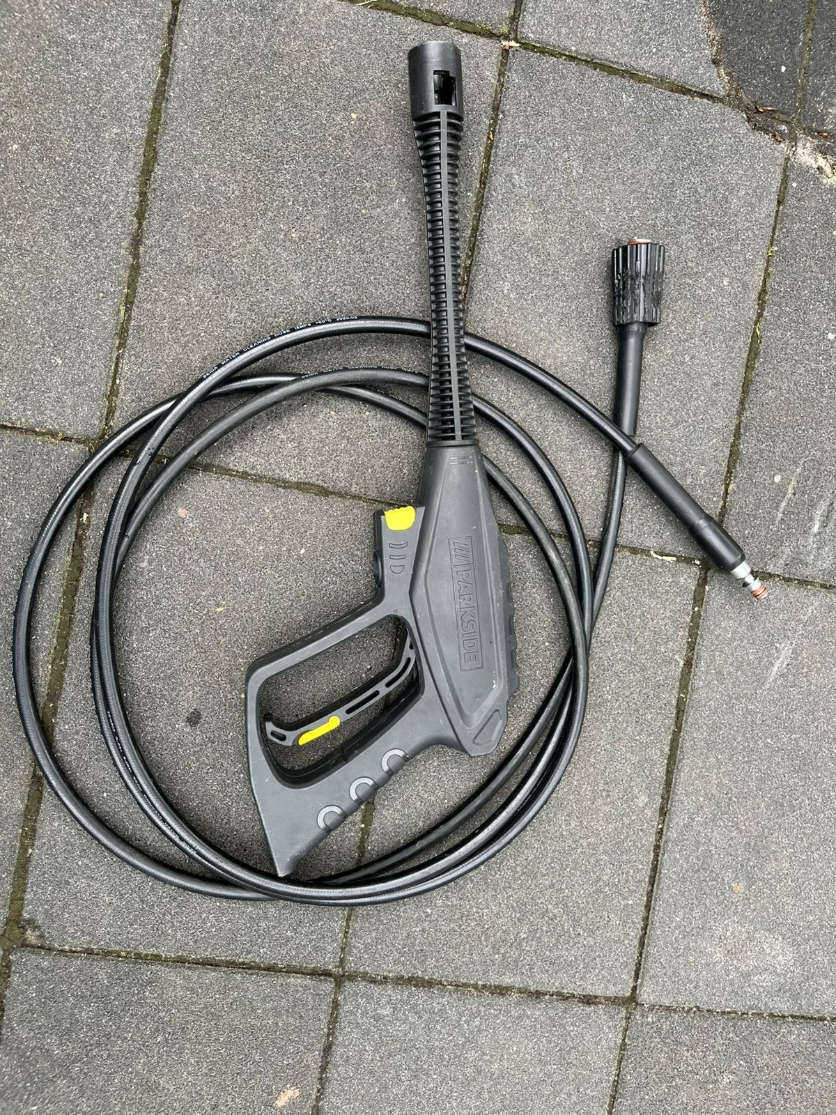 Hogedrukslang met pistool Parkside en Centralpark, Ophalen of Verzenden, Elektrisch