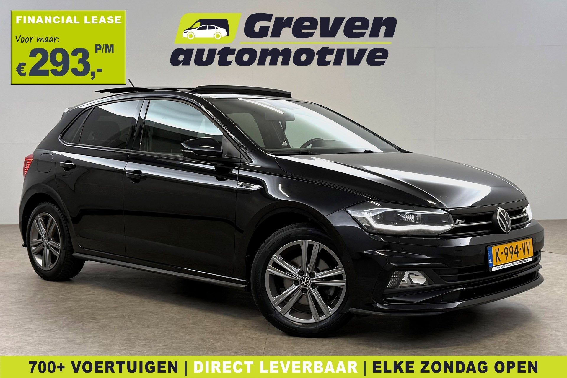 Volkswagen Polo 1.0 TSI R-line | Pano | Camera | Cruise | Ca, Auto's, Volkswagen, Gebruikt, Euro 6, Origineel Nederlands, Bedrijf