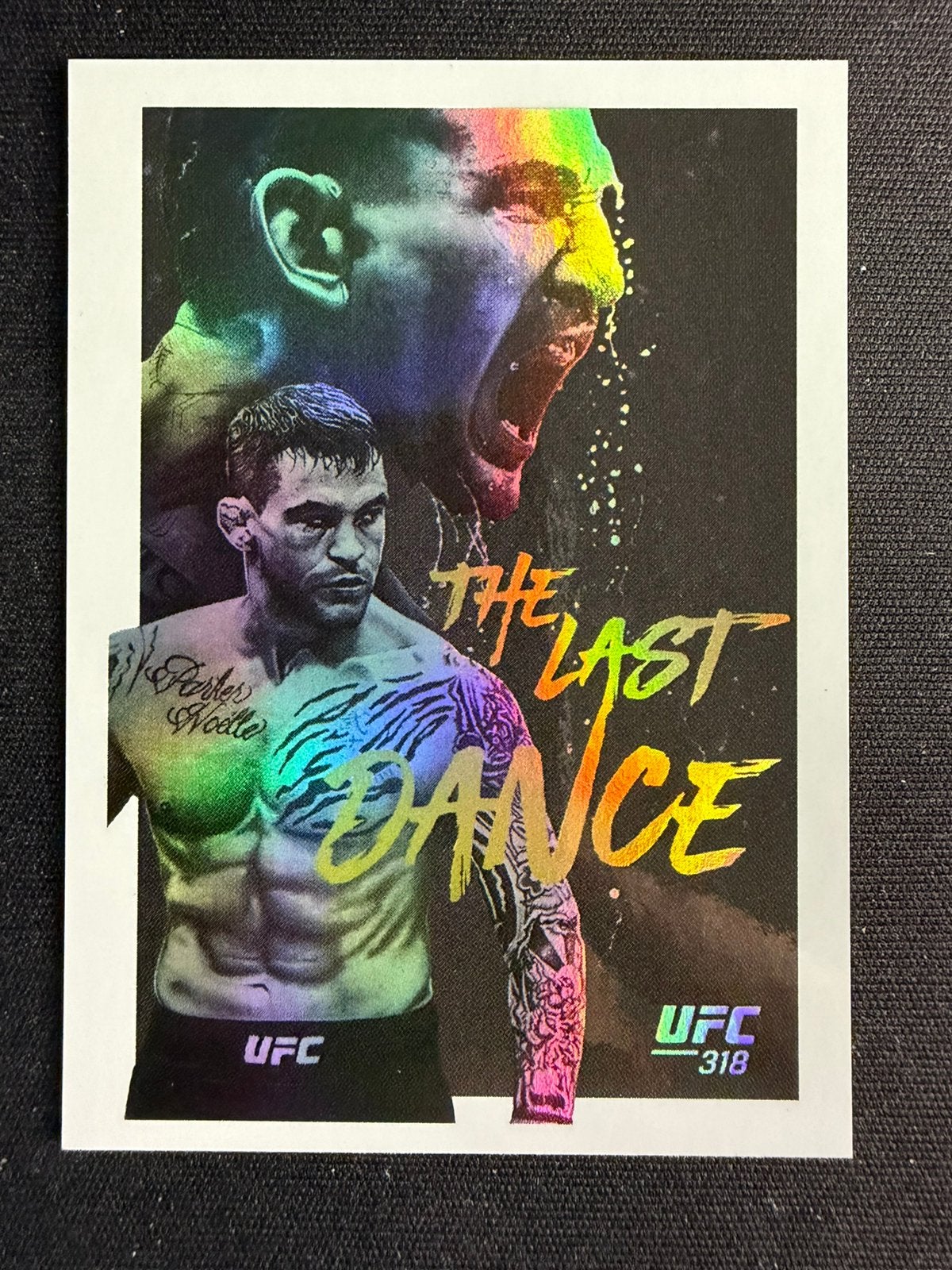 UFC 318 Poster Card Topps NOW, Ophalen of Verzenden, Zo goed als nieuw, Plaatje
