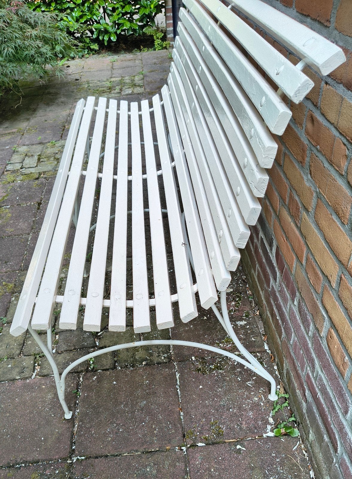 Oude Franse tuinbank, Tuin en Terras, Ophalen, Gebruikt, Onbekend, Onbekend