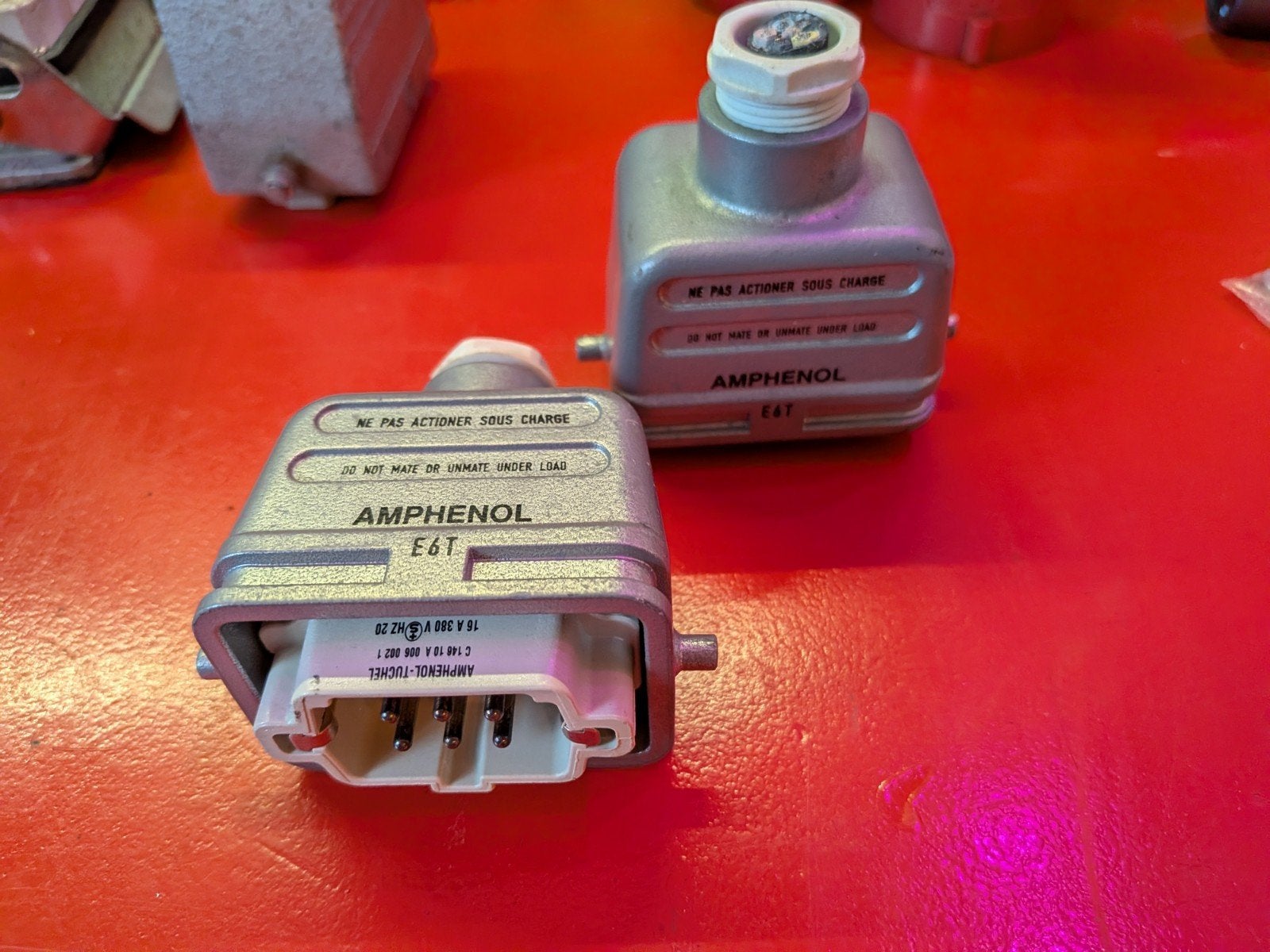 Amphenol C146/E6T Stekker, Verzenden, Gebruikt, Apparatuur