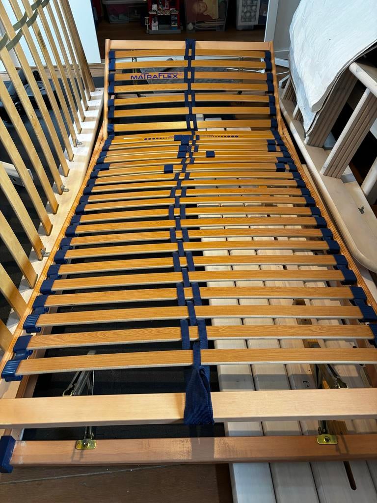 Flexa Kinderstapelbed 90x200 - Variabel & Verstelbaar, Gebruikt, 90 cm, Tweepersoons, Minder dan 160 cm