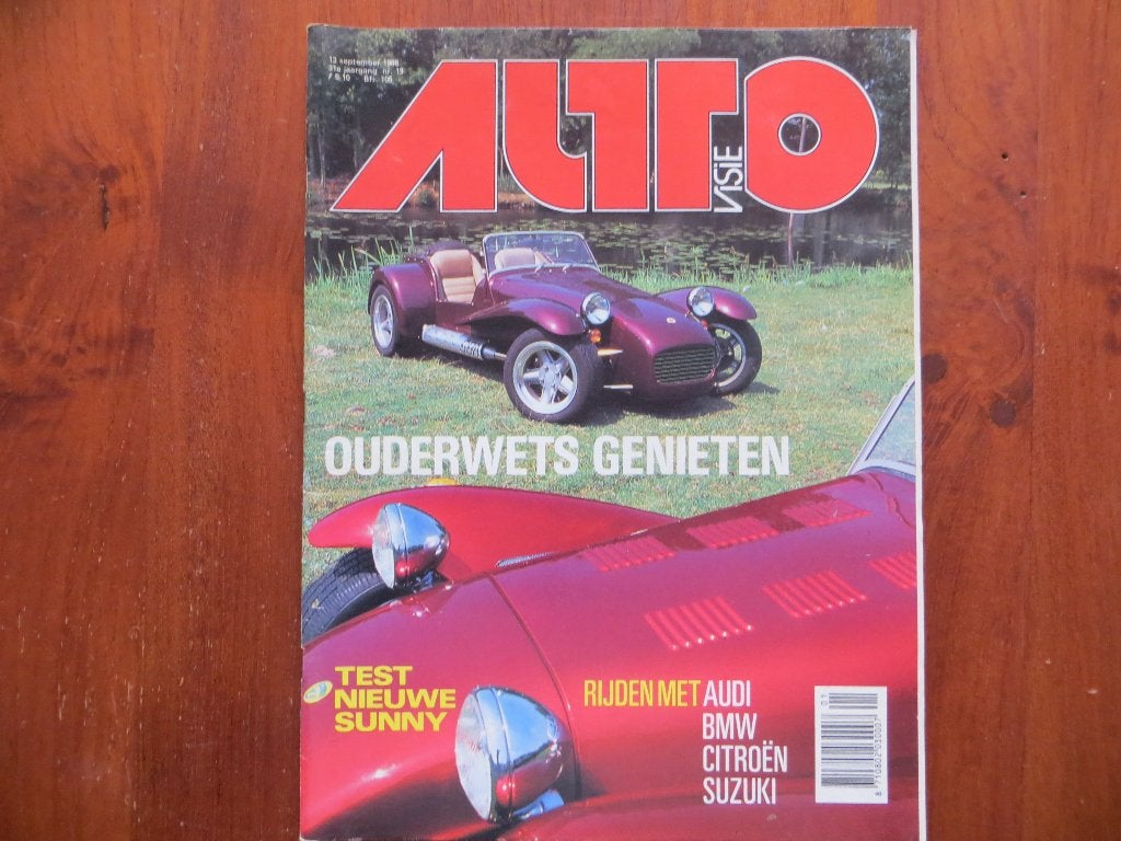 Autovisie 19 1986 Nissan Sunny, Caterham Super 7, Audi 80, Ophalen of Verzenden, Nieuw, Audi