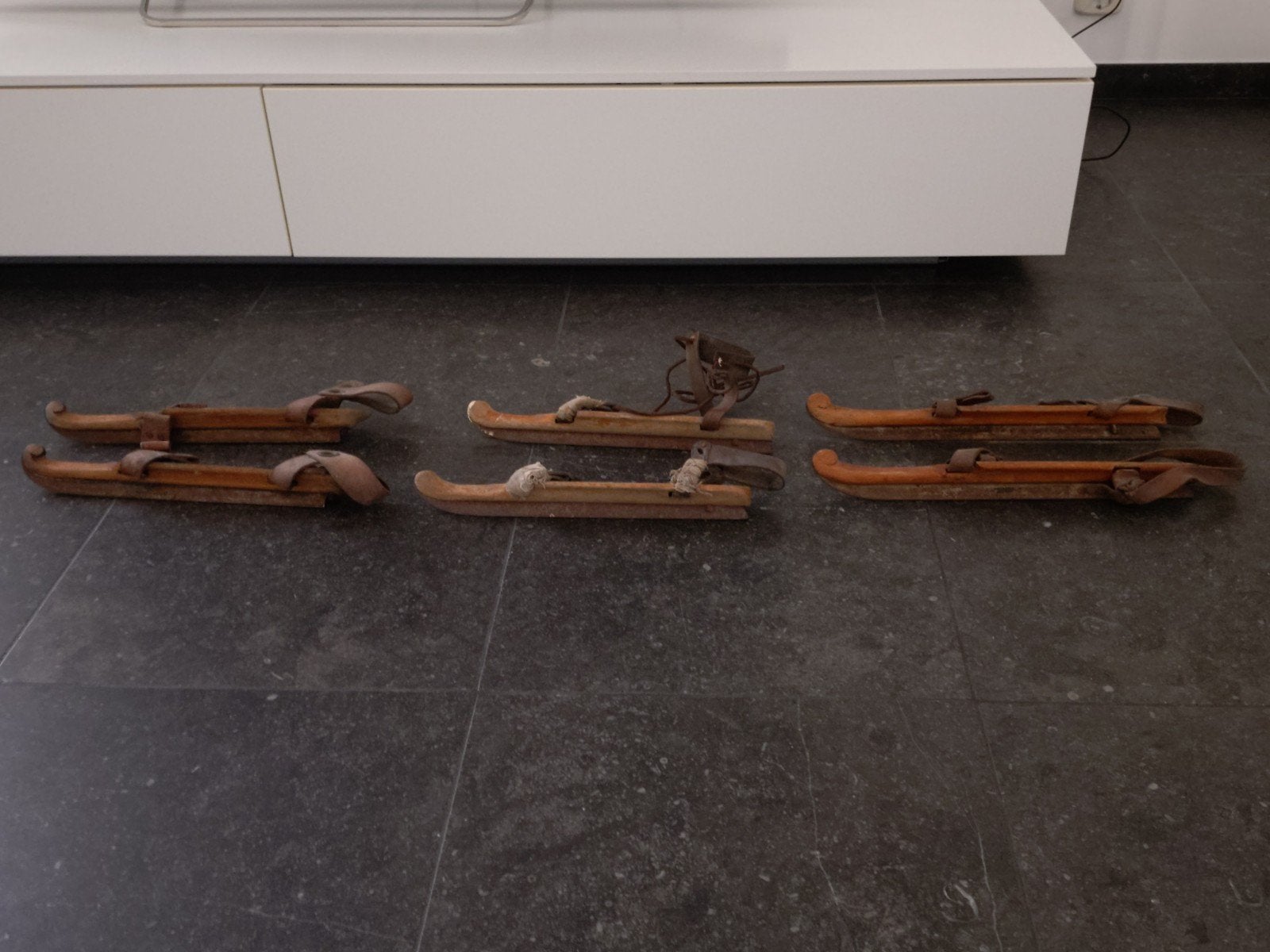 Krul schaatsen hout oud 3 paar, Ophalen of Verzenden, Noren, Overige merken