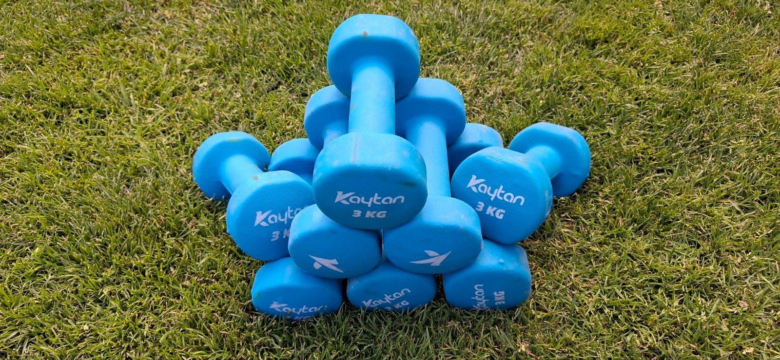 Kaytan Dumbbells 3 KG - Set van 8, Ophalen, Gebruikt, Armen, Dumbbell