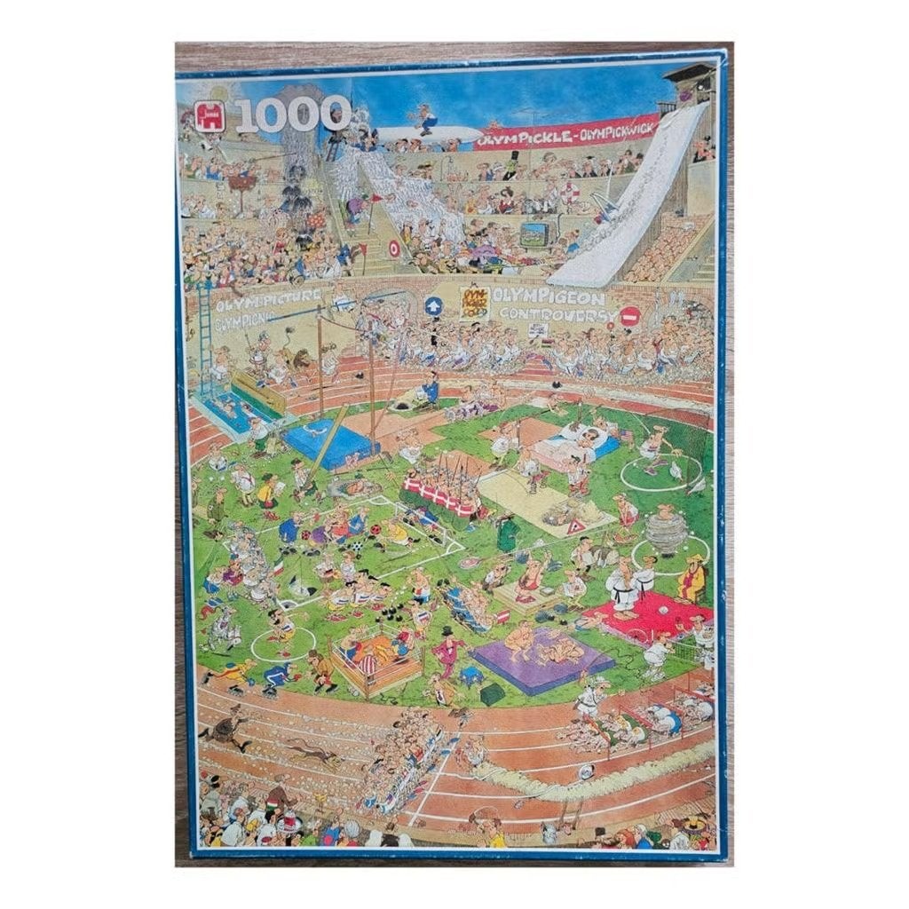 Jan van Haasteren - Olympics - (1000 stuks), Hobby en Vrije tijd, Denksport en Puzzels, Ophalen of Verzenden, 500 t/m 1500 stukjes