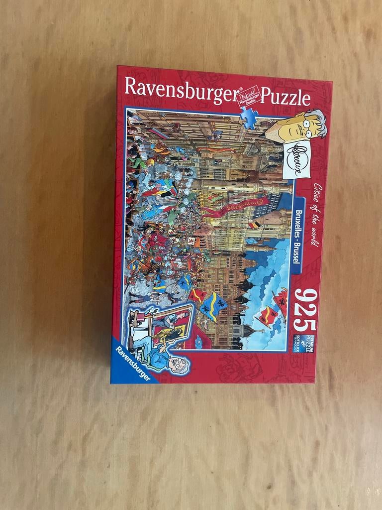 Ravensburger Legpuzzel Brussel 925 Stukjes - Cities of the W, Ophalen of Verzenden, 500 t/m 1500 stukjes, Gebruikt, Legpuzzel