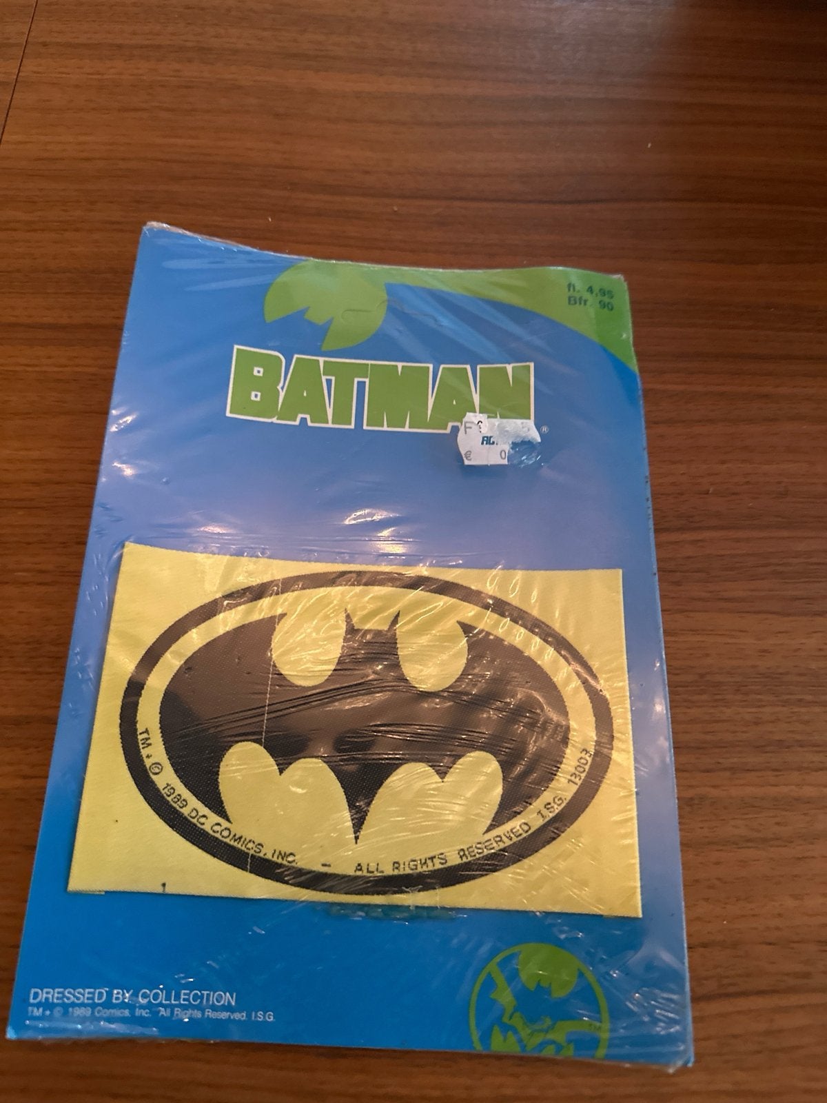 Vintage Batman opstrijkapplicatie 1989 DC Comics NIEUW, Ophalen of Verzenden, Nieuw, Overige applicaties