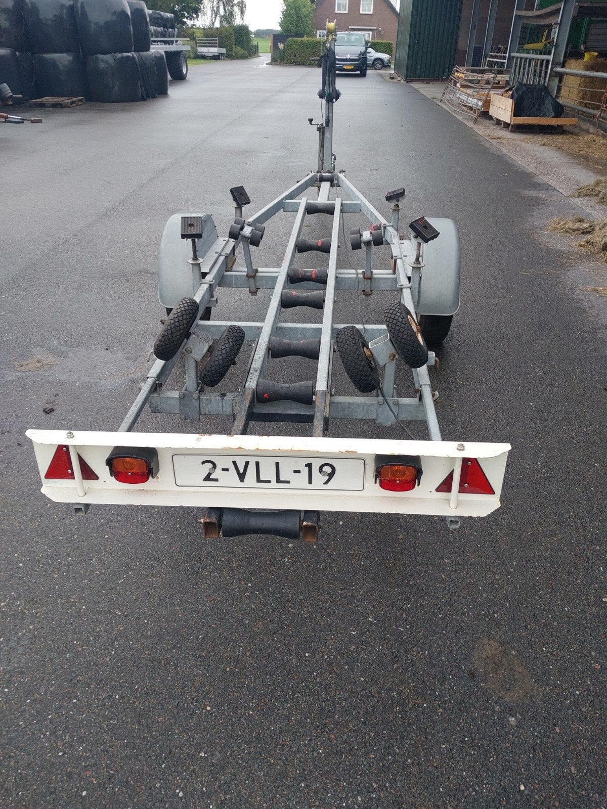 boottrialer, Watersport en Boten, Boottrailers, Ophalen, Minder dan 6 meter, Kantelbaar, Minder dan 1500 kg