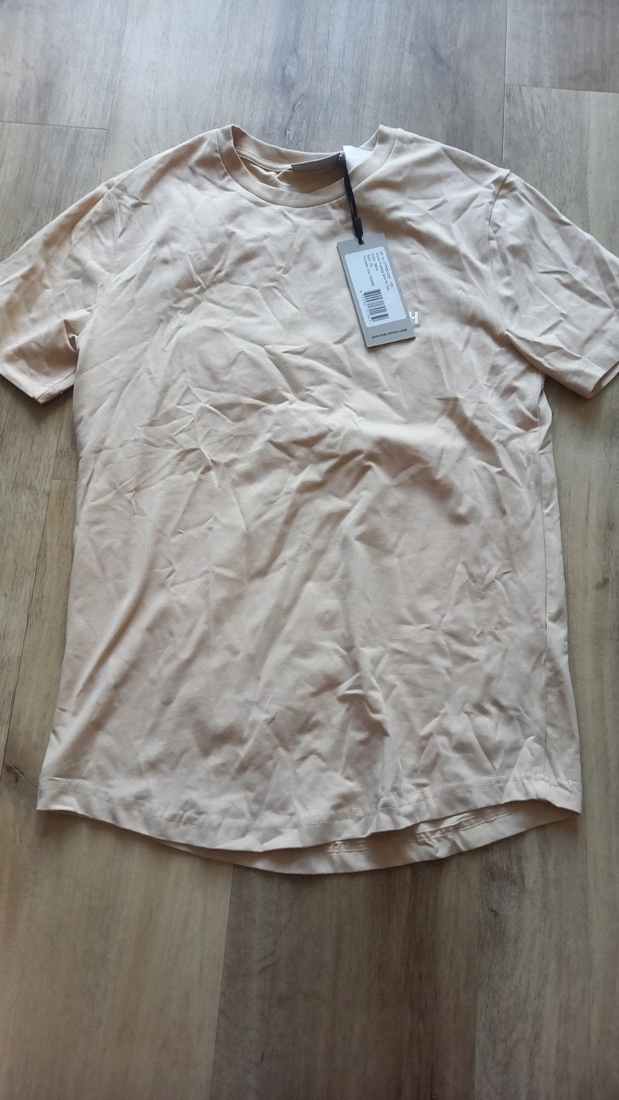 Off-The-Pitch Fullstop Slim Fit T-shirt - Nieuw met kaartje, Off-The-Pitch, Beige, Nieuw, Ophalen of Verzenden