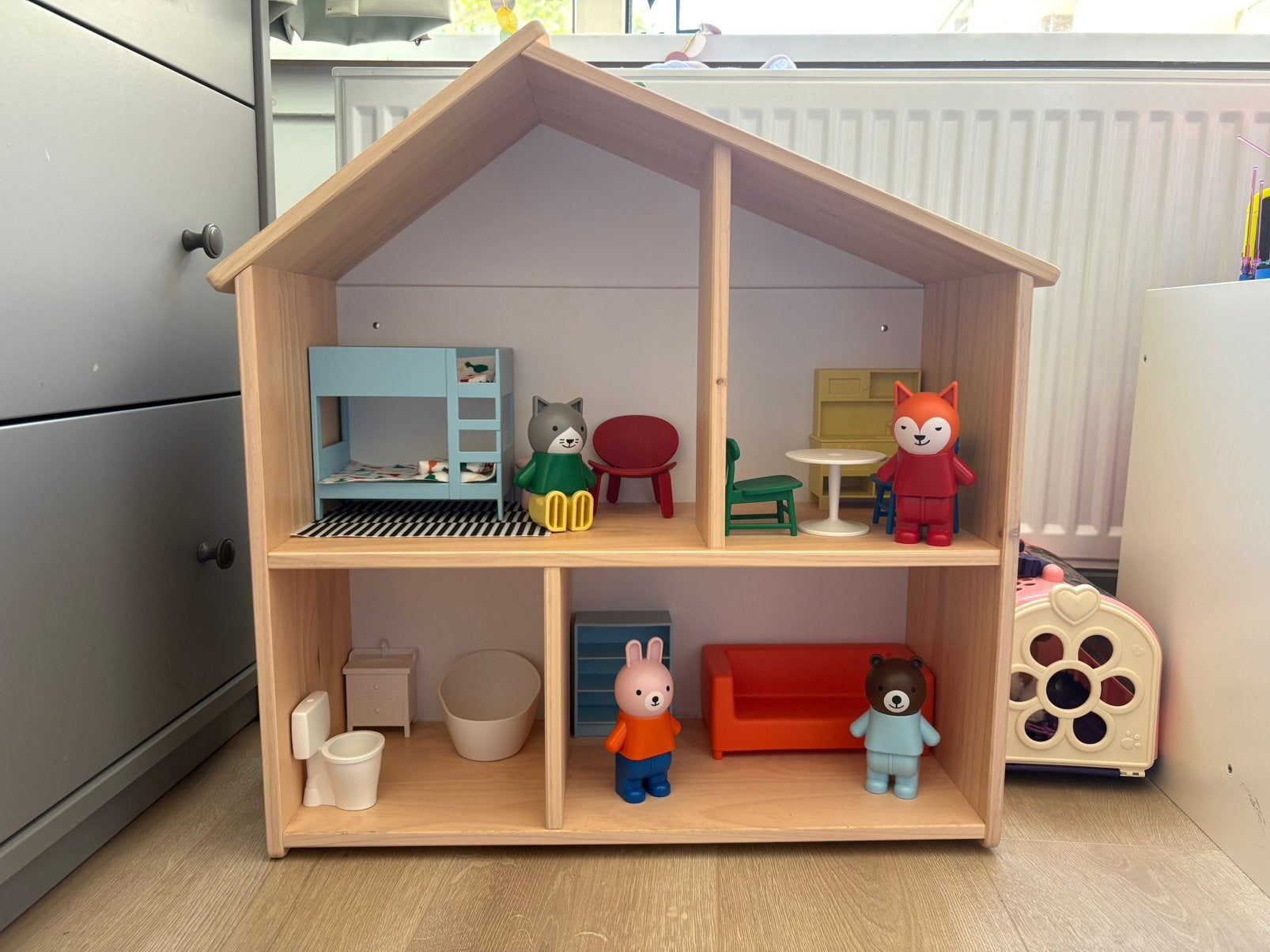 Ikea poppenhuis zgan, Ophalen, Zo goed als nieuw, Poppenhuis