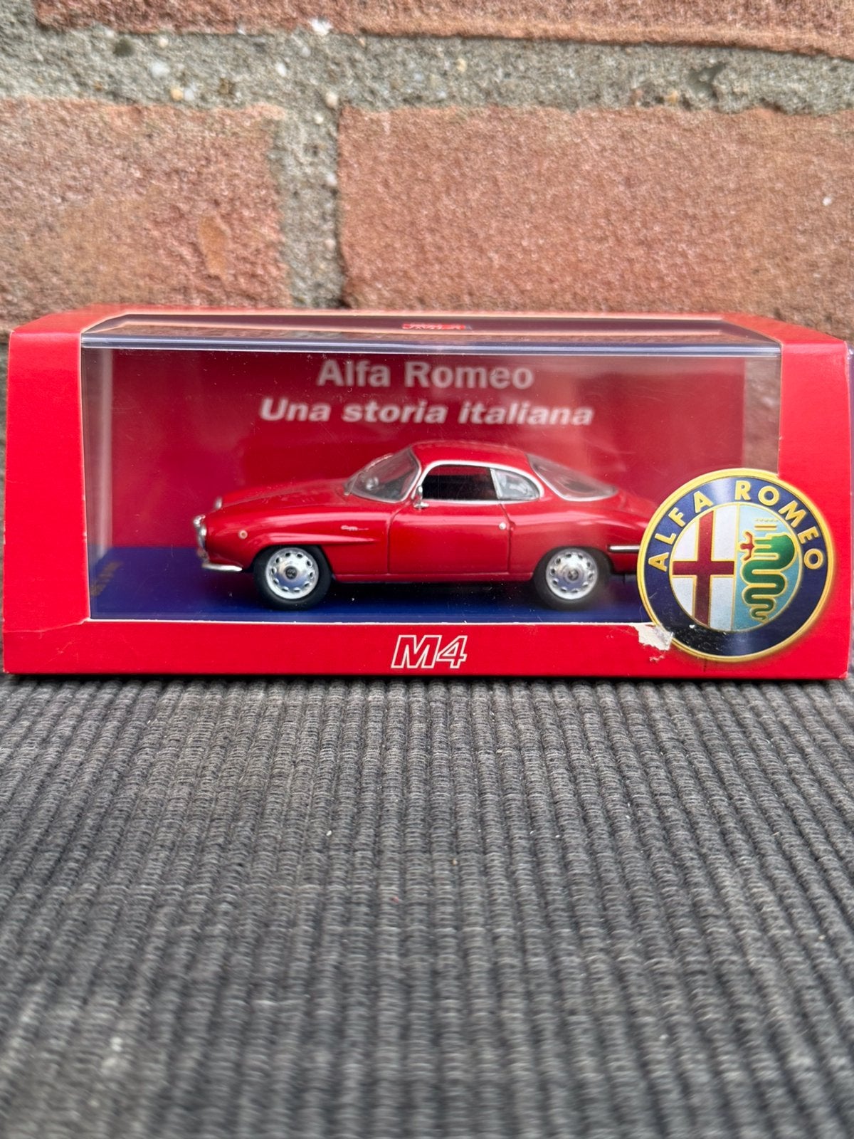 1:43 M4 Alfa Romeo Giuliëtta SS, Hobby en Vrije tijd, Modelauto's | 1:43, Ophalen of Verzenden, Zo goed als nieuw, Auto, Overige merken