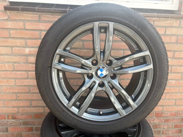 BMW velgen + zomer run flat banden Pirelli, incl. sensoren, Ophalen, Gebruikt, Banden en Velgen, 17 inch