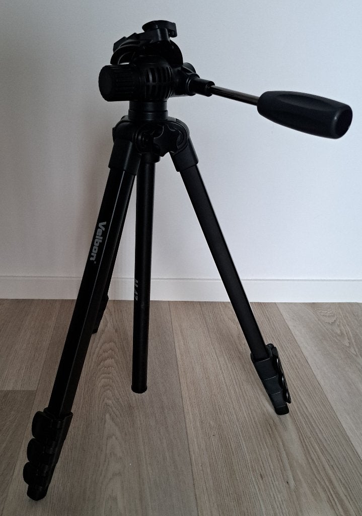 VELBON STATIEF M47 - hoog 163 cm  incl draagtas, Gebruikt, Velbon, 150 tot 175 cm, 3-assige stabilisatie