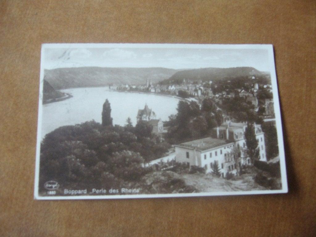 DUITSLAND  =  BOPARD - PERLE DES RHEINS  1929, Ophalen of Verzenden, 1920 tot 1940, Gelopen, Duitsland