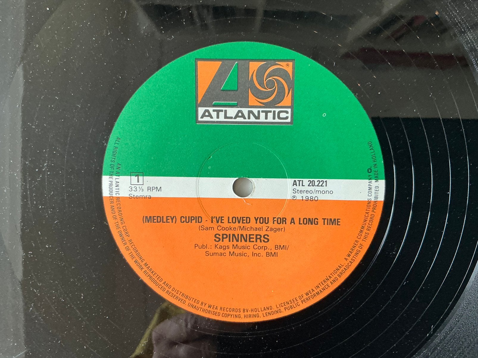 Spinners – (Medley) Cupid - I Loved You For A Long Time 12”, Gebruikt, Ophalen of Verzenden, Disco, 12 inch