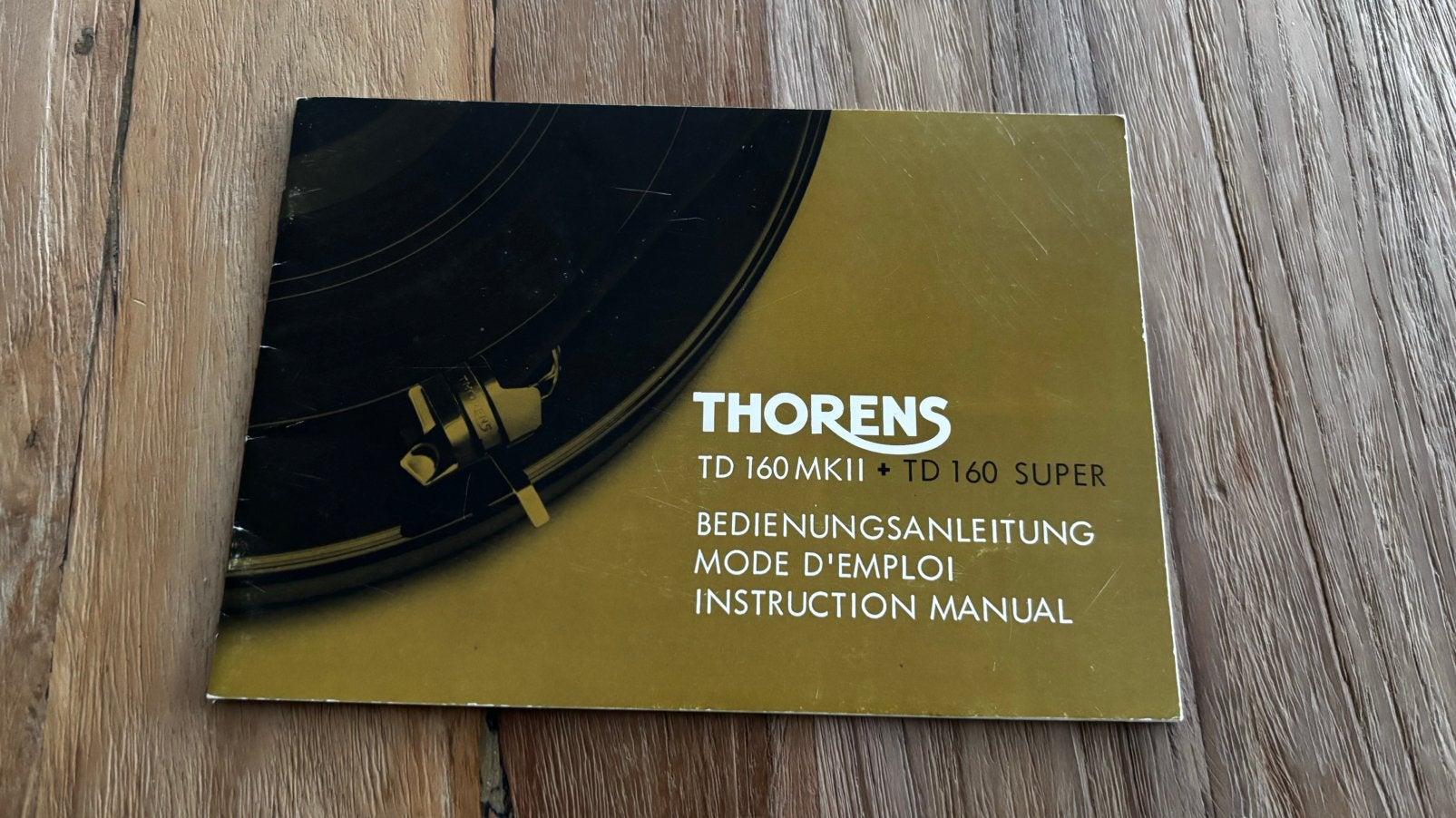 Thorens TD 160 MKII handleiding, Audio, Tv en Foto, Platenspelers, Ophalen of Verzenden, Thorens