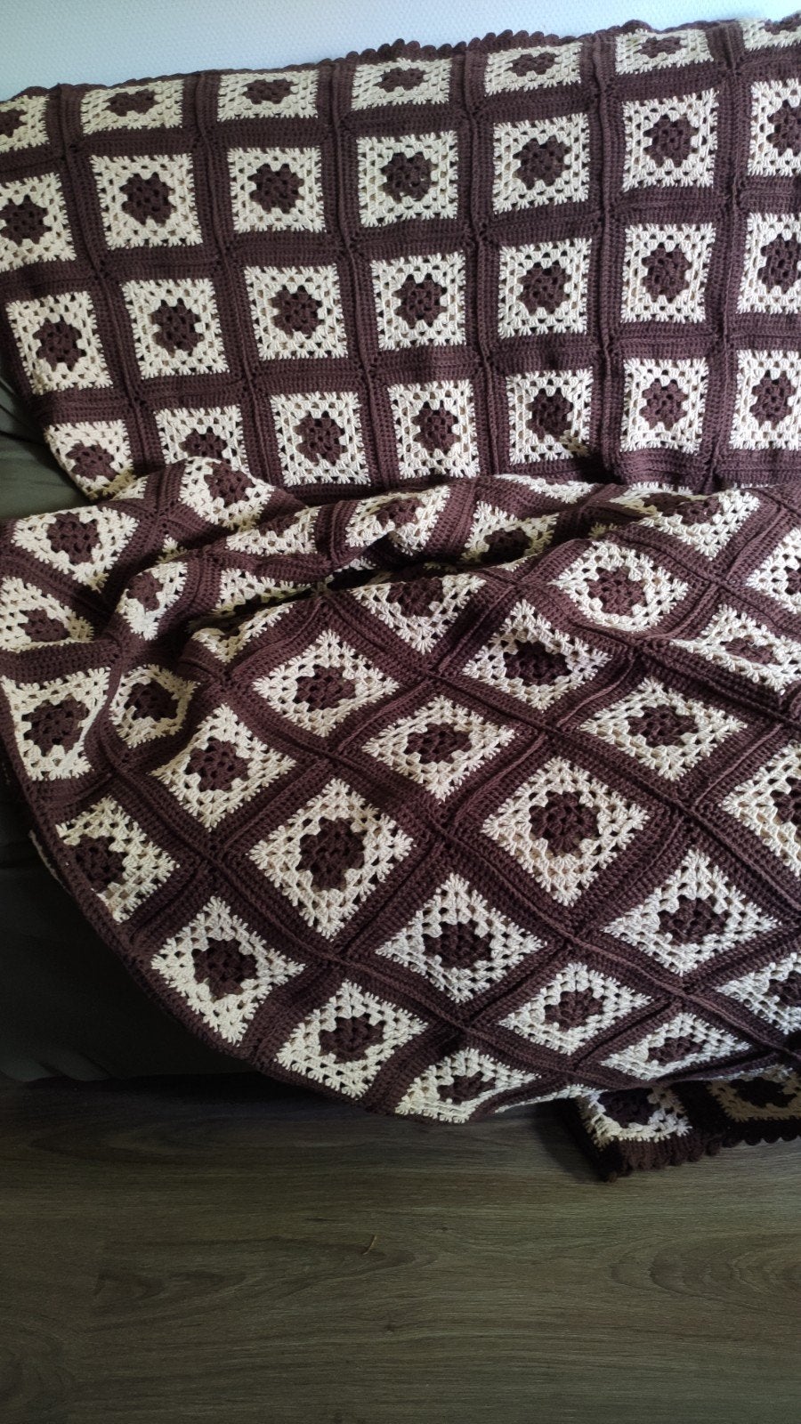 2 persoons sprei, Ophalen, Beige