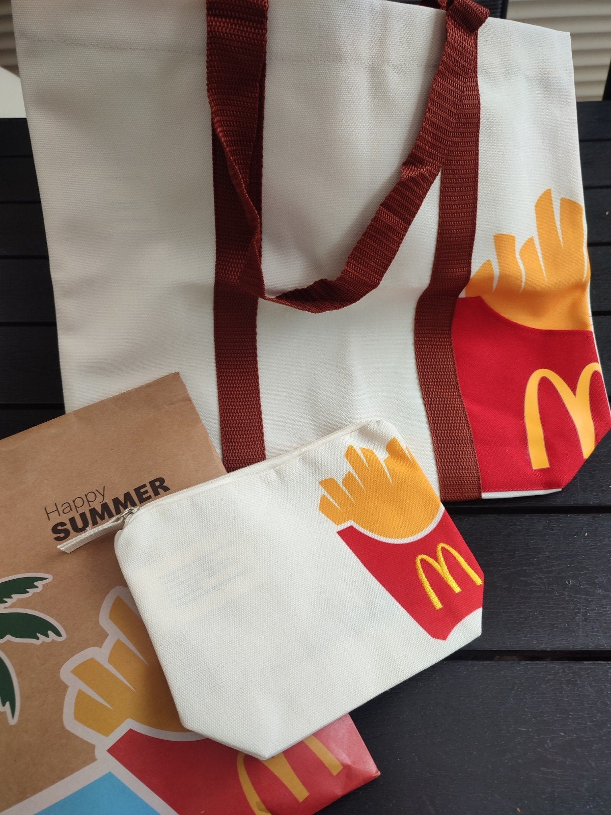 Mac Donalds tas / tassenset / etui, Ophalen of Verzenden, Nieuw, Gebruiksvoorwerp