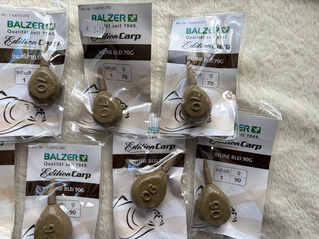 adv 159 / NIEUW mixset 14 stuks inline karperlood, Ophalen of Verzenden, Nieuw, Overige typen