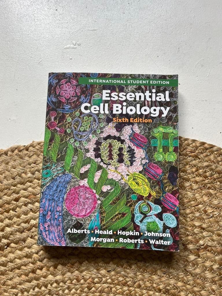 Essential cell biology 6e editie Alberts, Ophalen of Verzenden, Beta, Zo goed als nieuw, WO