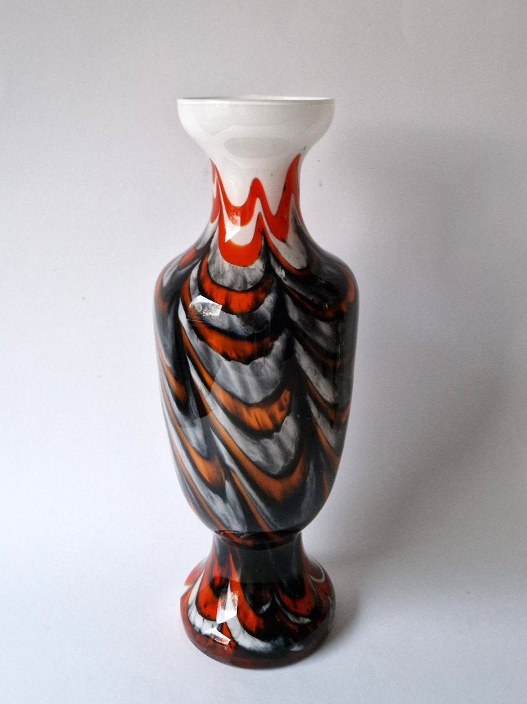 Empoli - Grote vintage vaas van Carlo Moretti - 37 cm, Ophalen of Verzenden