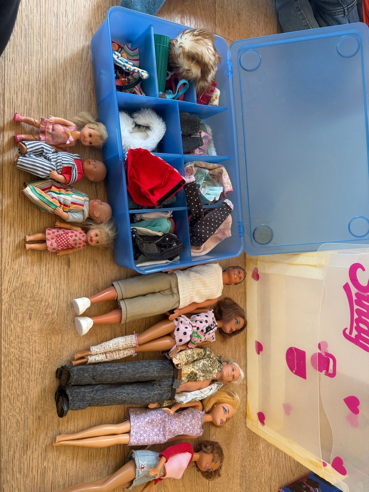 Grote set Barbiepoppen en accessoires, Kinderen en Baby's, Speelgoed | Poppen, Ophalen of Verzenden, Gebruikt, Barbie