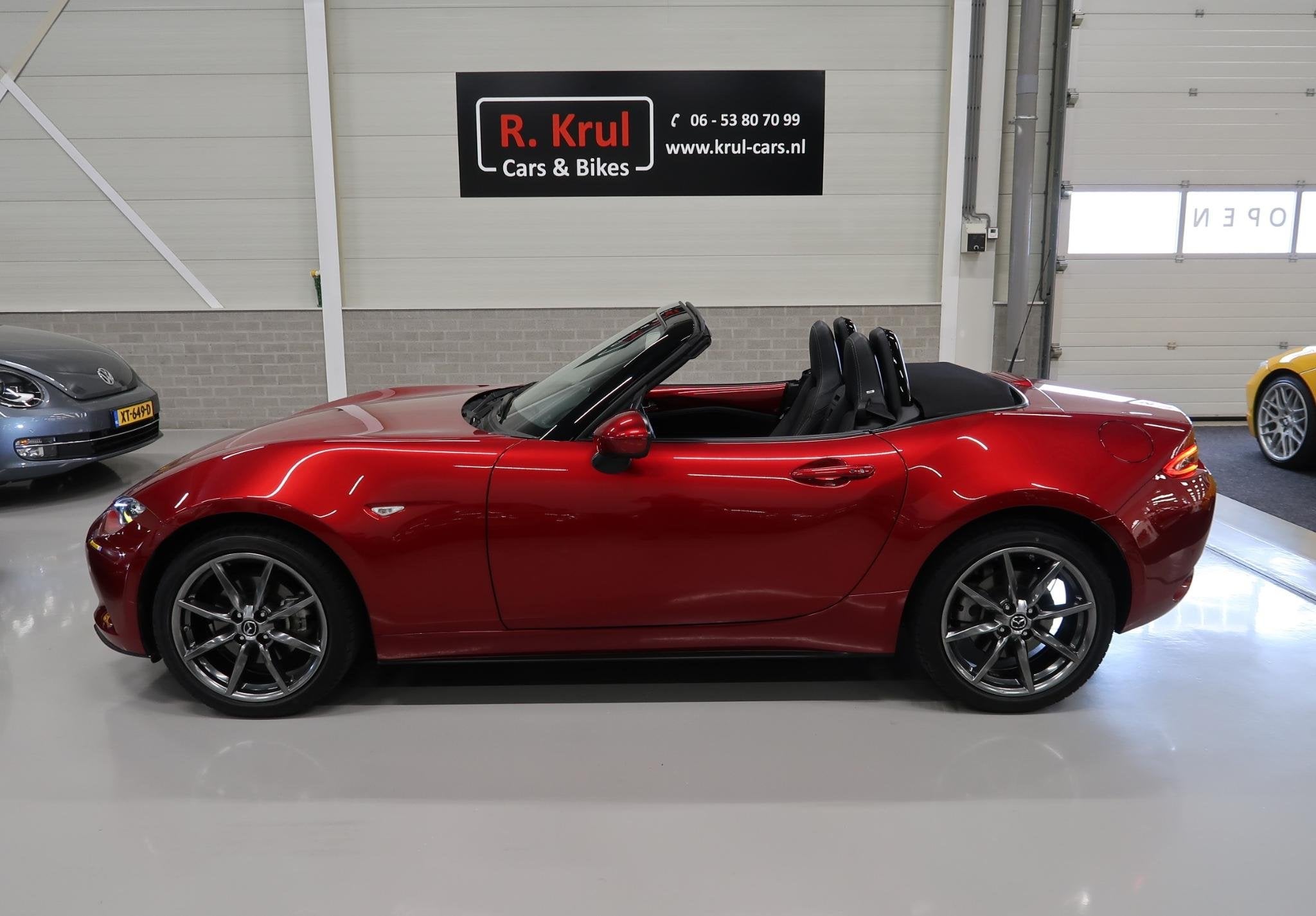 Mazda MX-5 2.0 SkyActiv-G 184 GT-M 184pk Rood metallic Bose, 1998 cc, Achterwielaandrijving, Gebruikt, 4 cilinders