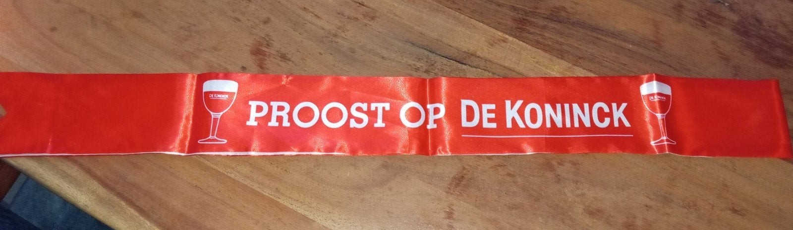 De Koninck Bier Fan Collectie: Glas, Schort, Lint en Meer, Ophalen of Verzenden, Gebruikt, Overige typen, De Koninck