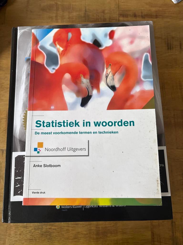 Statistiek in woorden - Anke Slotboom (vierde druk), Ophalen of Verzenden, Gamma, Gelezen, WO