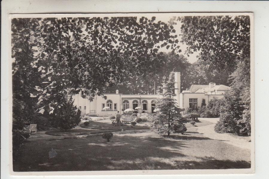 Nunspeet, Hotel Ittman - Tuin met Achterzijde, Ophalen of Verzenden, 1920 tot 1940, Ongelopen, Gelderland