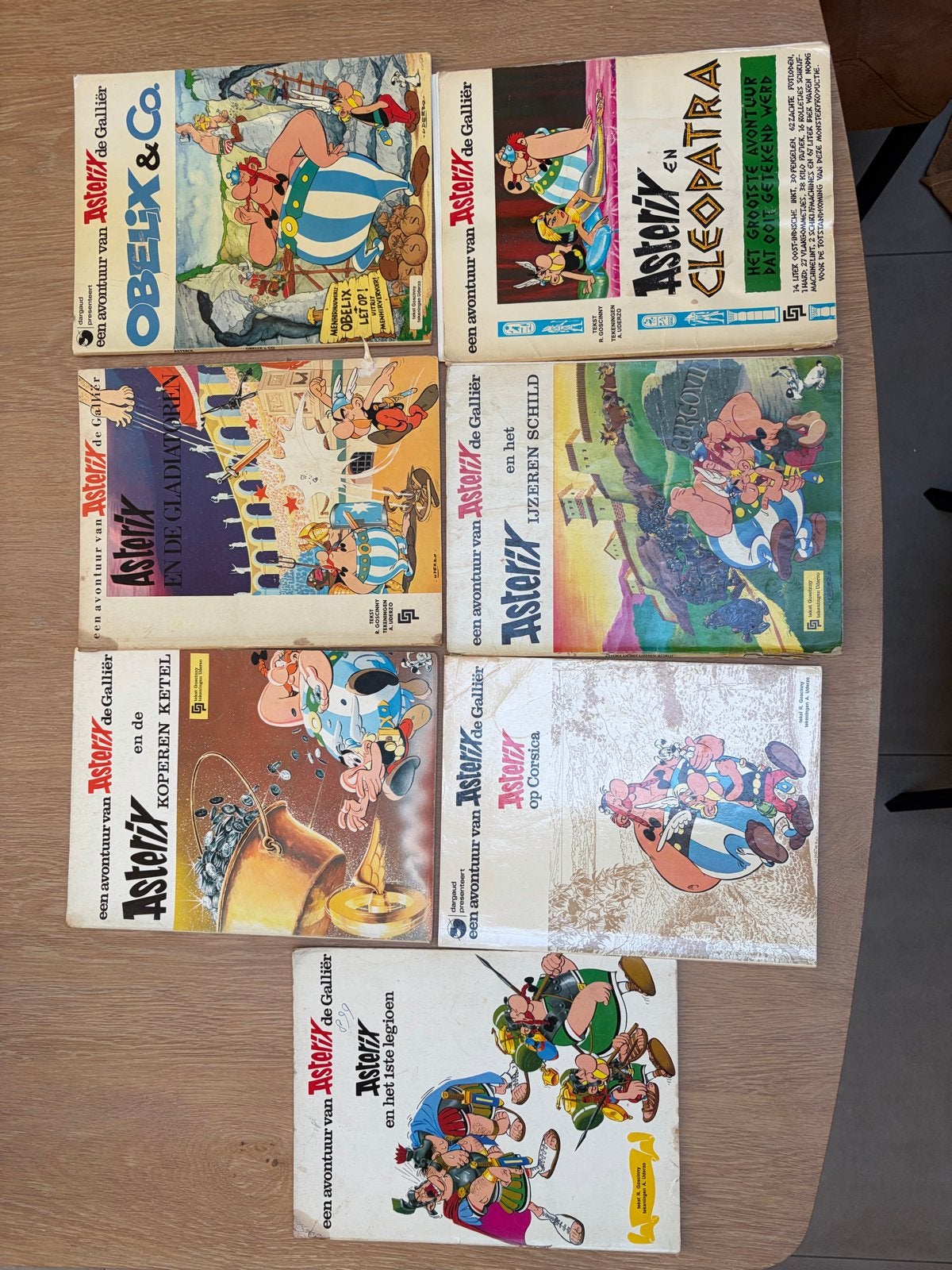 Asterix en Obelix stripboeken - 7 delen, Boeken, Meerdere stripboeken, Ophalen, Gelezen