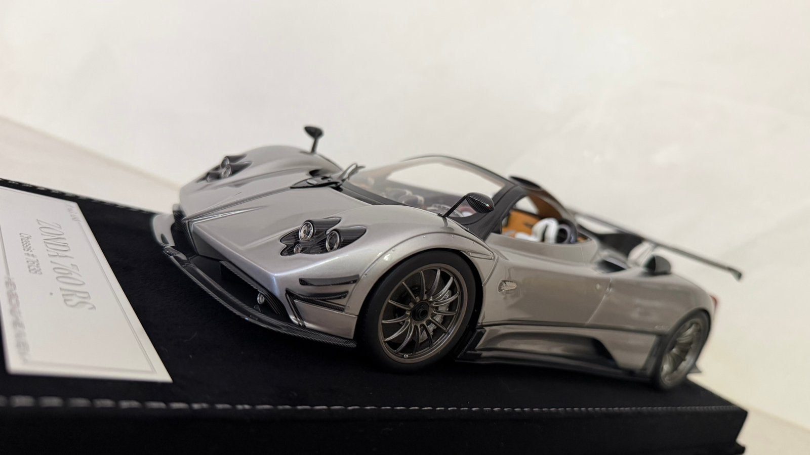 Pagani Zonda 760 RS Roadster Liquid Silver HH Henson Heaven, Ophalen of Verzenden, Nieuw, Auto, Overige merken