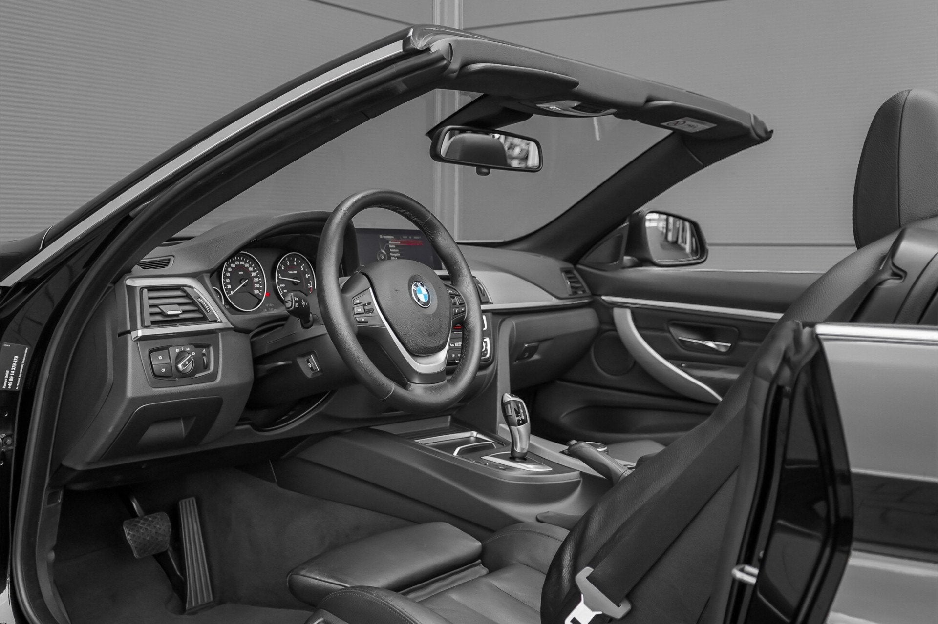 BMW 4 Serie Cabrio 430i High Executive Leder Open Air Pack T, Auto's, Automaat, Achterwielaandrijving, 4 stoelen, Zwart