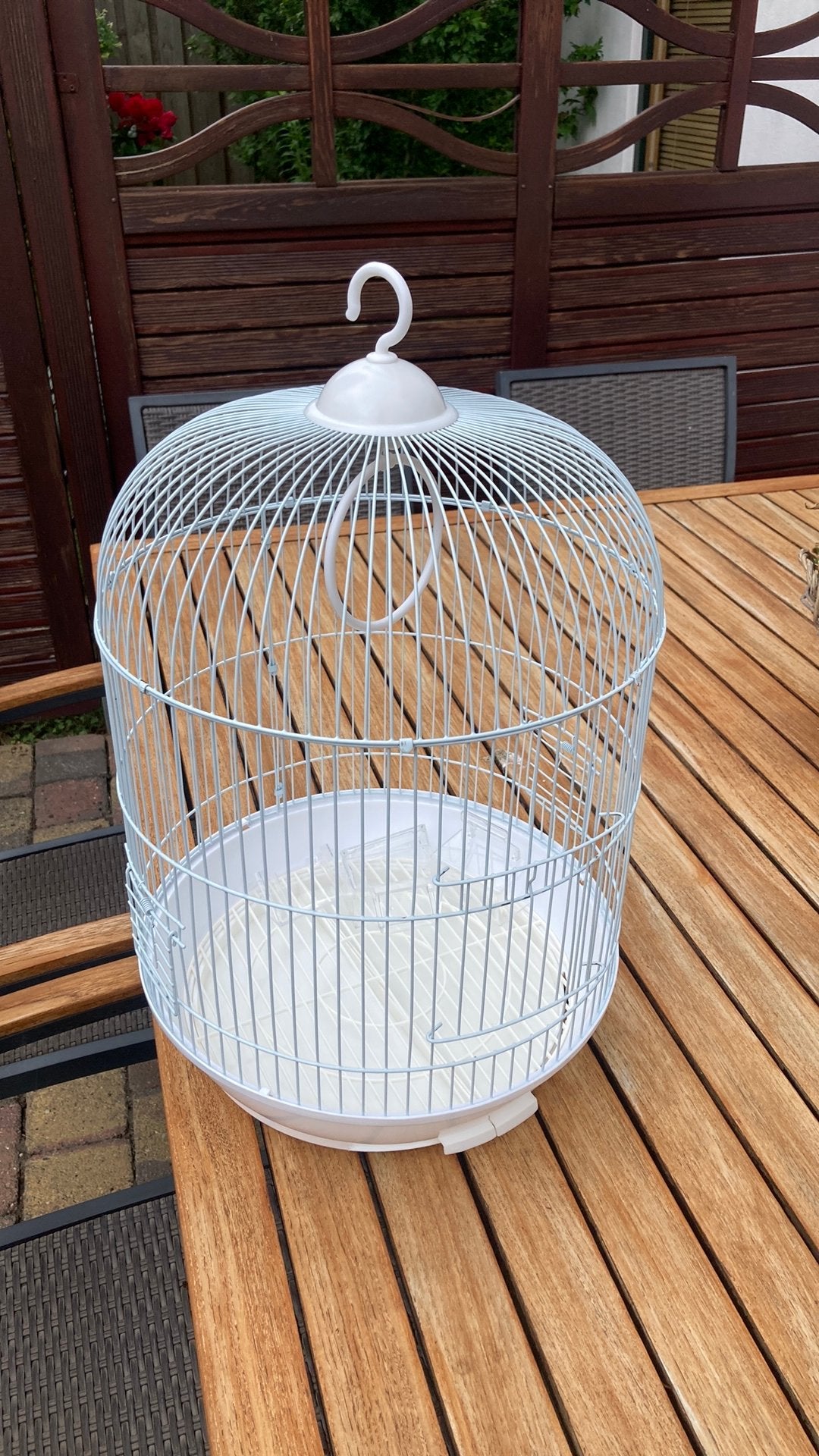 Kooi voor vogel kanarie parkiet, Dieren en Toebehoren, Ophalen, Zo goed als nieuw, Metaal, Vogelkooi
