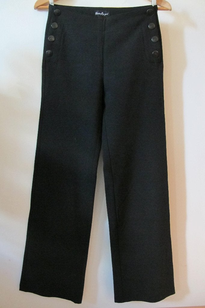Black wide leg trousers, Zwart, Ophalen of Verzenden, Zo goed als nieuw, Maat 34 (XS) of kleiner