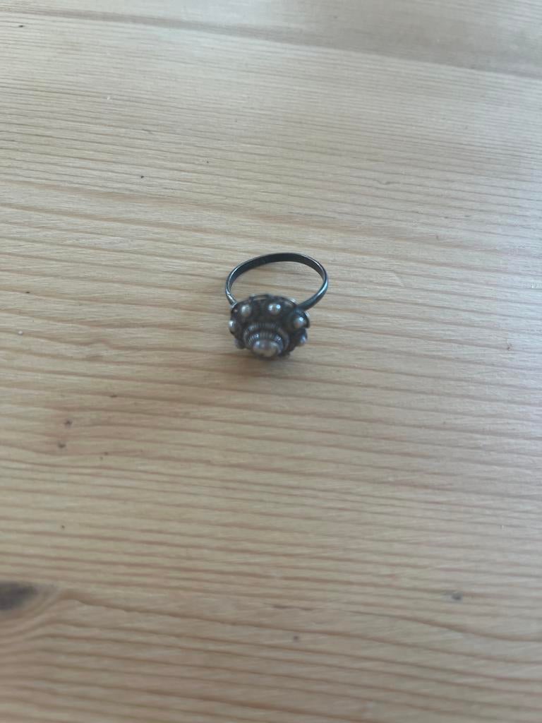 Zeeuwse knoop ring, Gebruikt, Ophalen of Verzenden, 17 tot 18, Dame