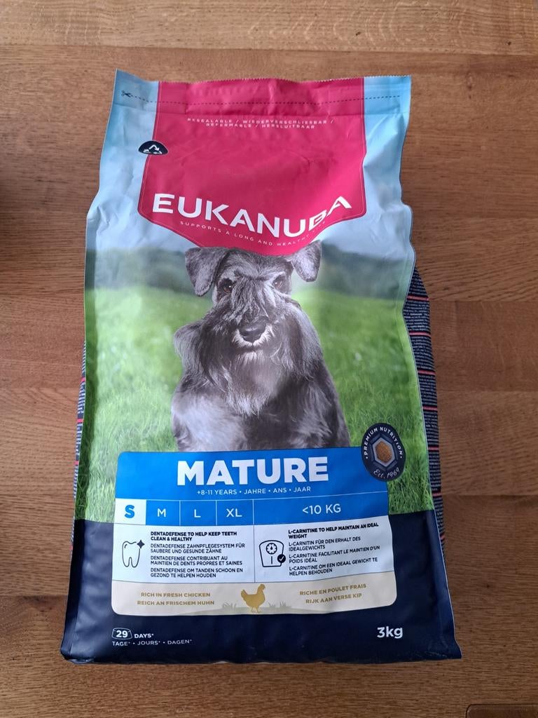 Eukanuba Mature hondenbrokken S, Ophalen, Hond