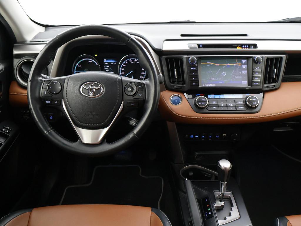Toyota RAV4 2.5 HYBRID AWD EXECUTIVE + SCHUIFDAK | LEDER | T, Auto's, Automaat, Automatische klimaatregeling, Gebruikt, Euro 6