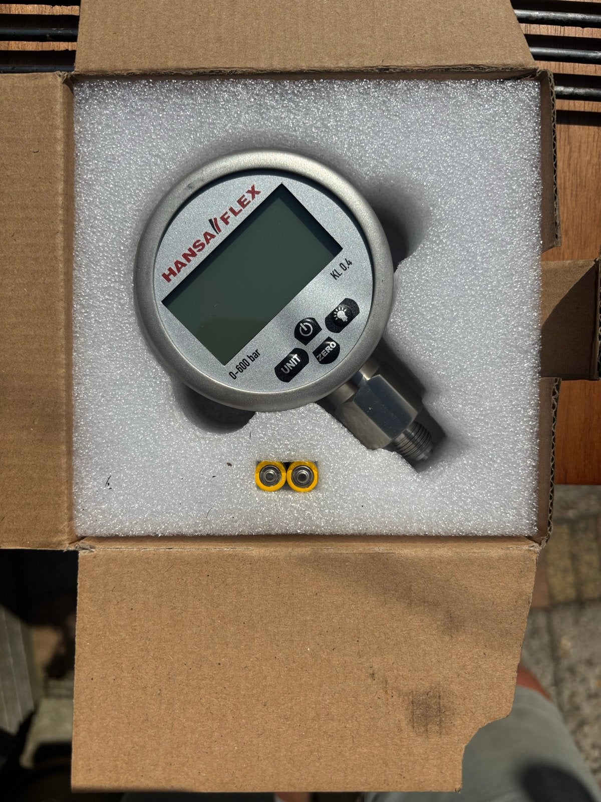 Nieuwe Hansa-Flex Digitale Drukmeter 0-600 bar, Ophalen of Verzenden, Nieuw, Druk