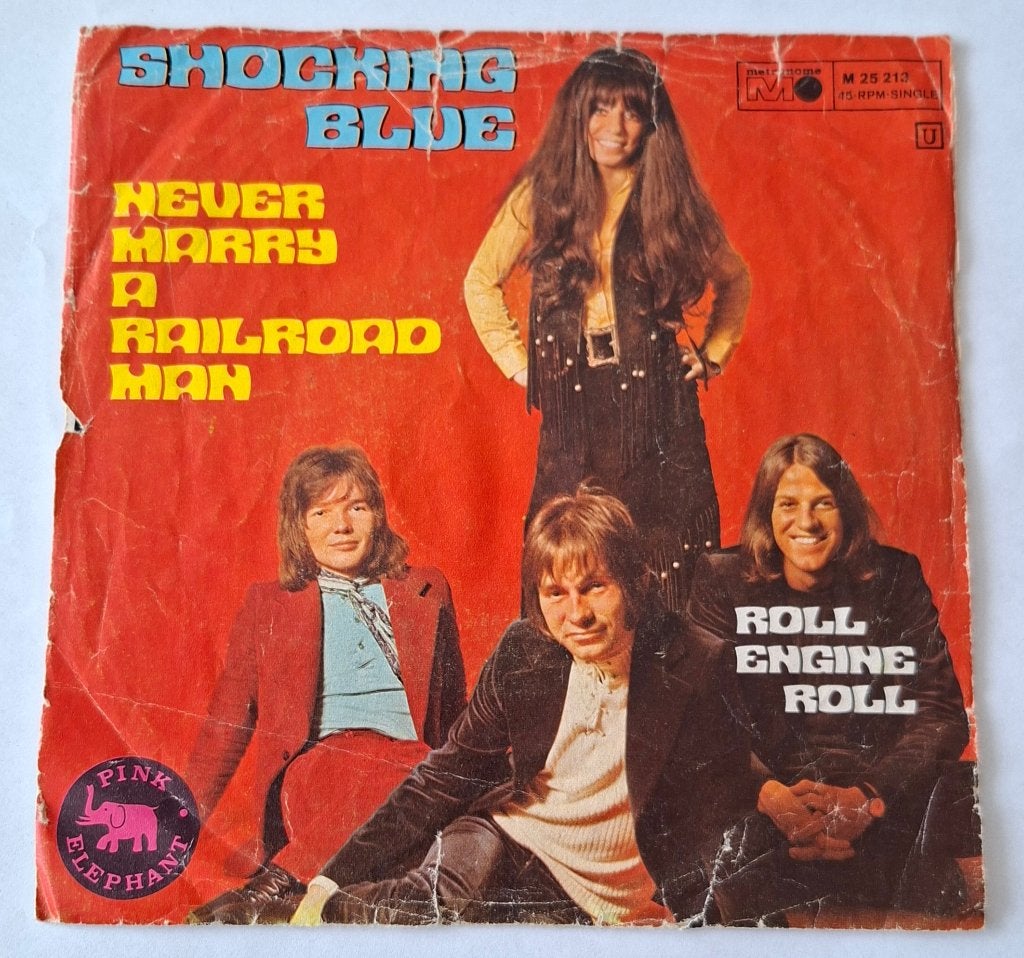 Shocking Blue - Never marry a railroad man, Cd's en Dvd's, Vinyl Singles, Gebruikt, Pop, Overige typen, Ophalen of Verzenden