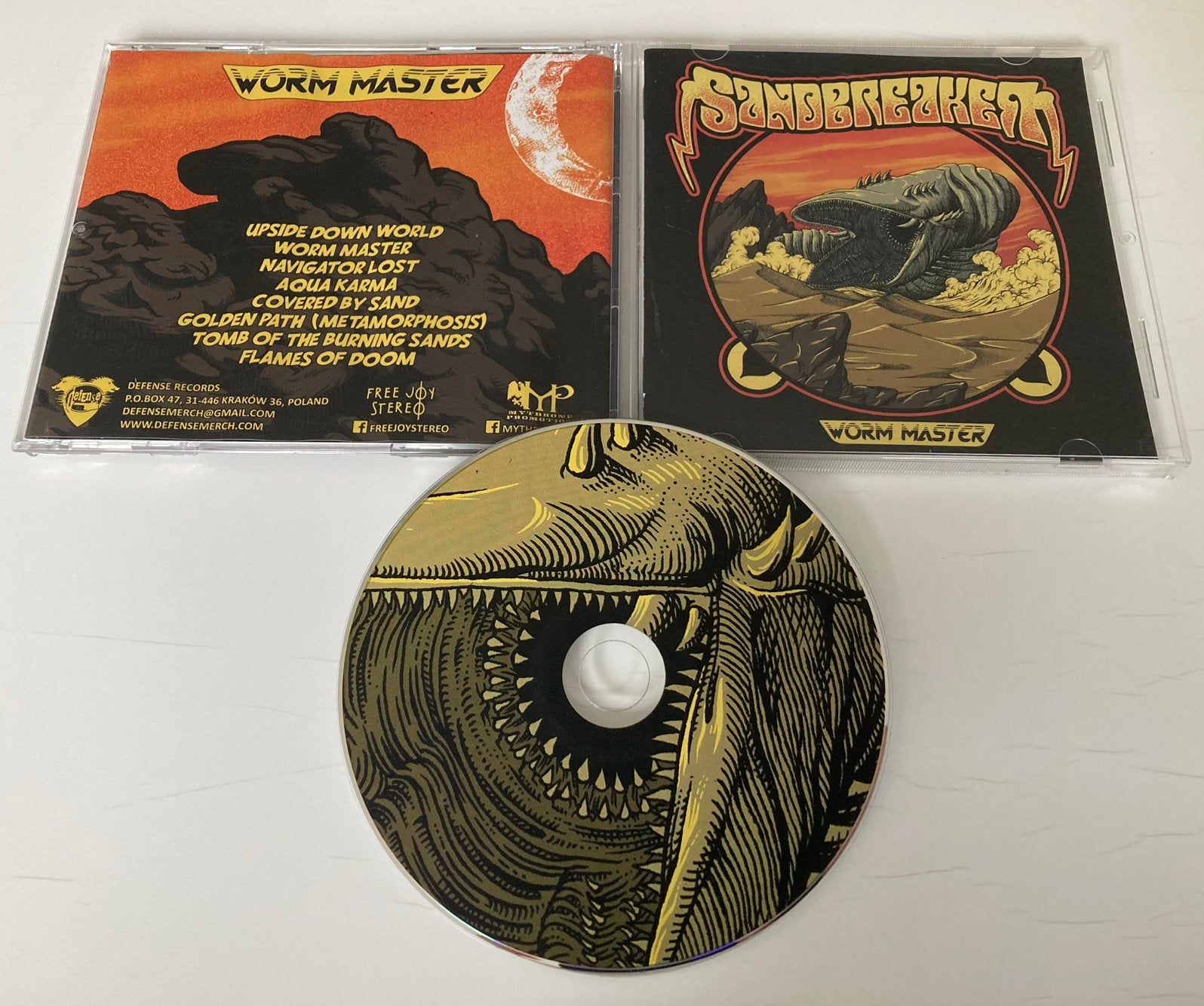Sandbreaker - Worm master (nieuwstaat), Ophalen of Verzenden, Zo goed als nieuw