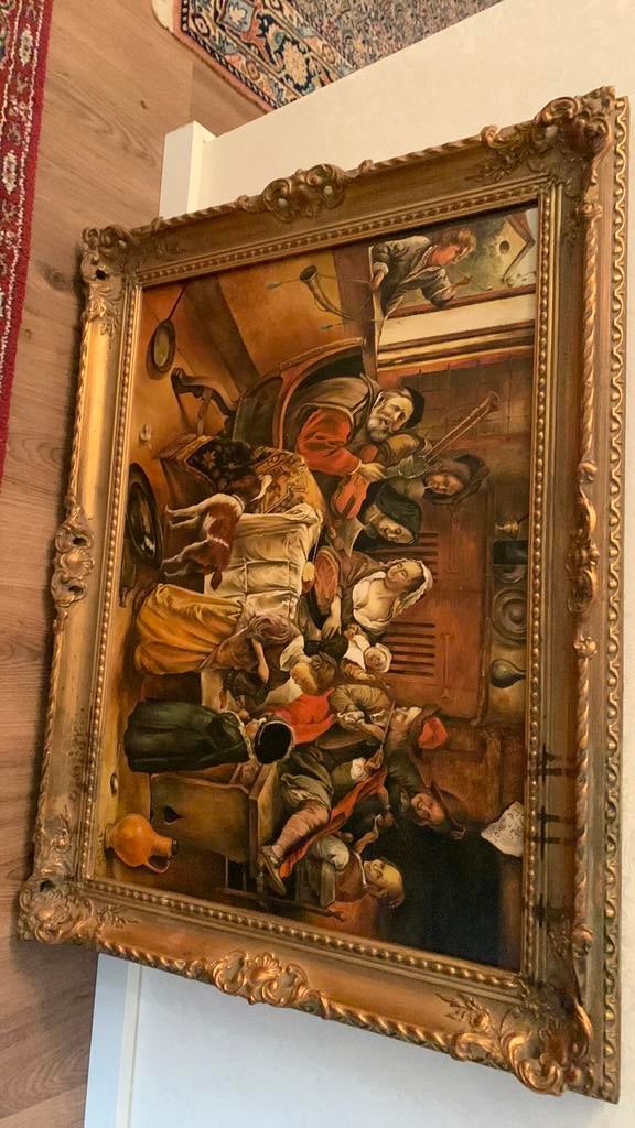 Schilderij met lijst, Ophalen