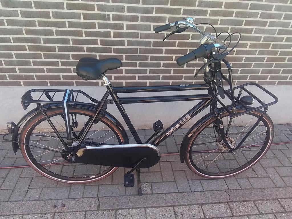 Cortina u4 herenfiets 7 versnellingen trommelrem 61 cm hoog, Fietsen en Brommers, Fietsen | Heren | Herenfietsen, Versnellingen