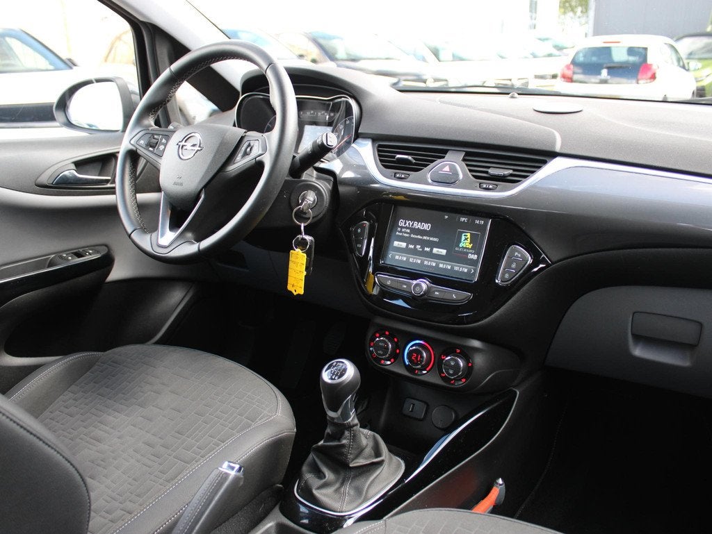 Opel Corsa 1.0 Turbo Online Edition | Navi/Climate/Carplay, Auto's, Opel, 12 maanden, Stof, Gebruikt, Blauw