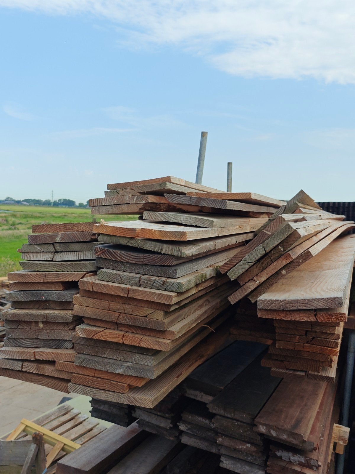 Restantpartij Douglas brede planken €0,50 per meter, Ophalen, Nieuw