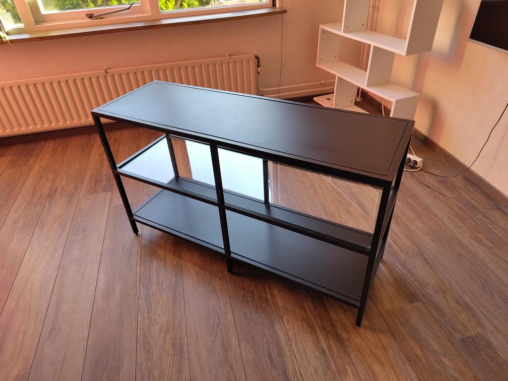 Gigameubel Dressoirkast, Ophalen, Gebruikt, 100 tot 150 cm, Glas