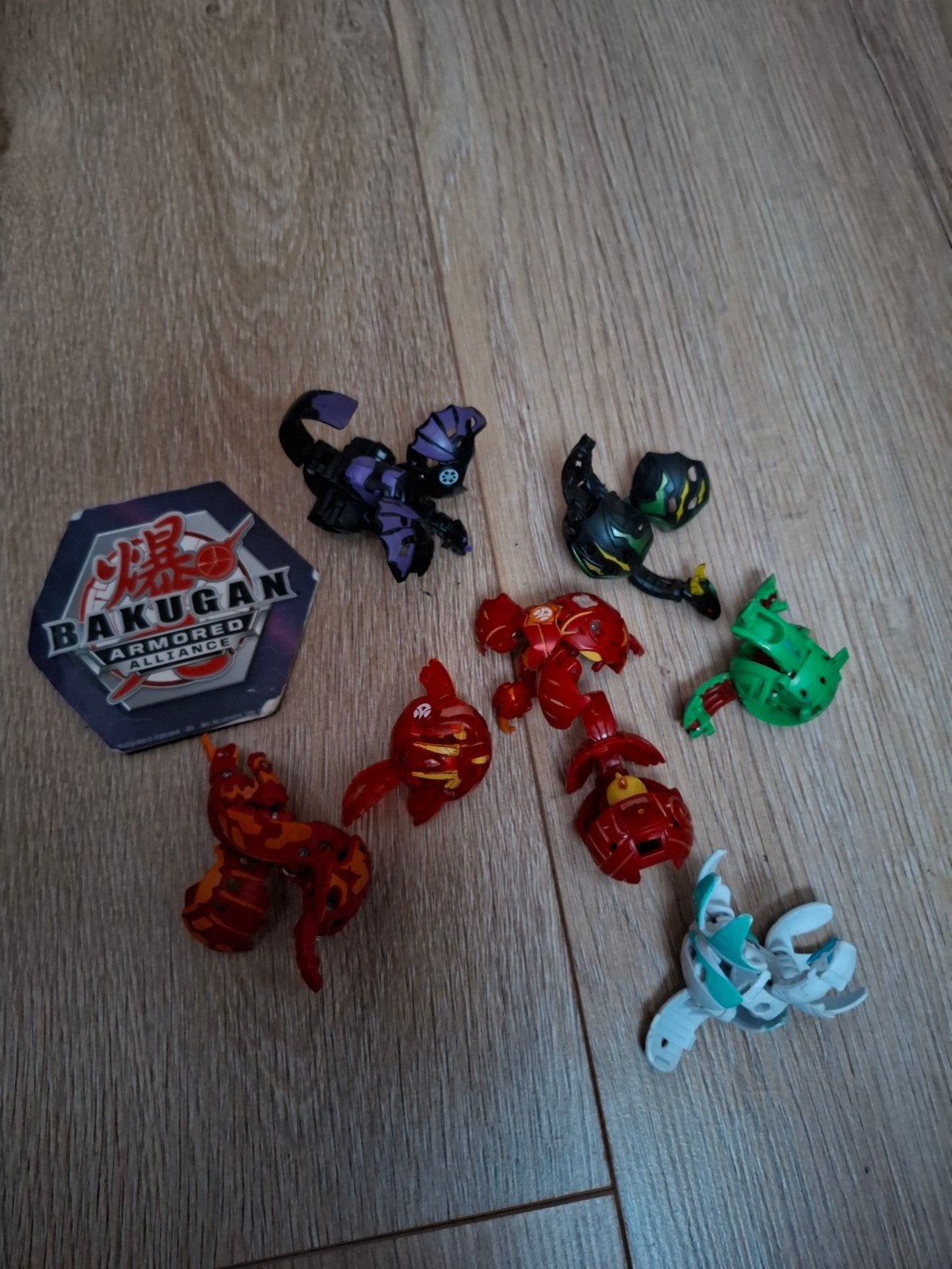 8 Bakugan figuren met kaart - Armored Alliance, Ophalen of Verzenden, Gebruikt